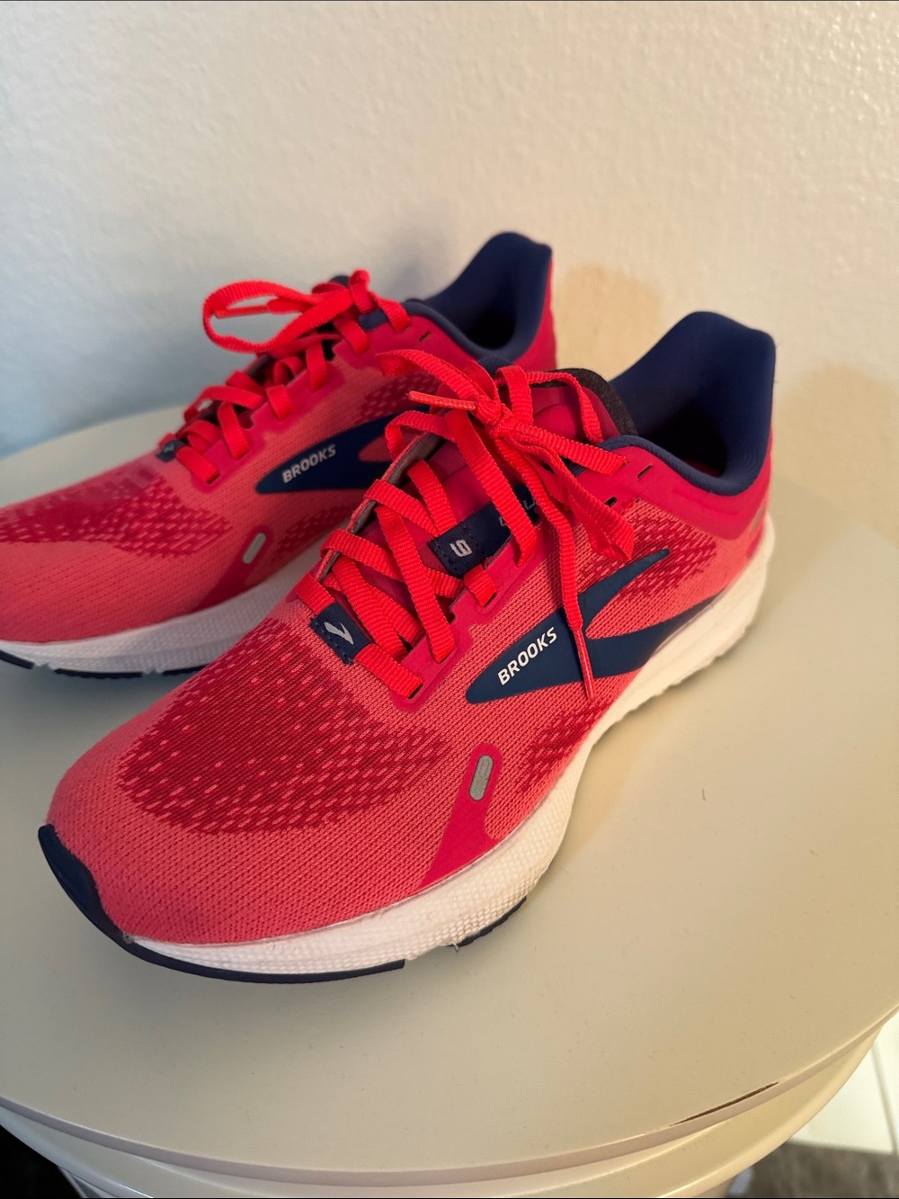 Brooks women’s  Bright Pink and Navy Running Sneakers